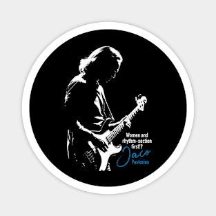 Jaco Pastorius Silhouette Magnet